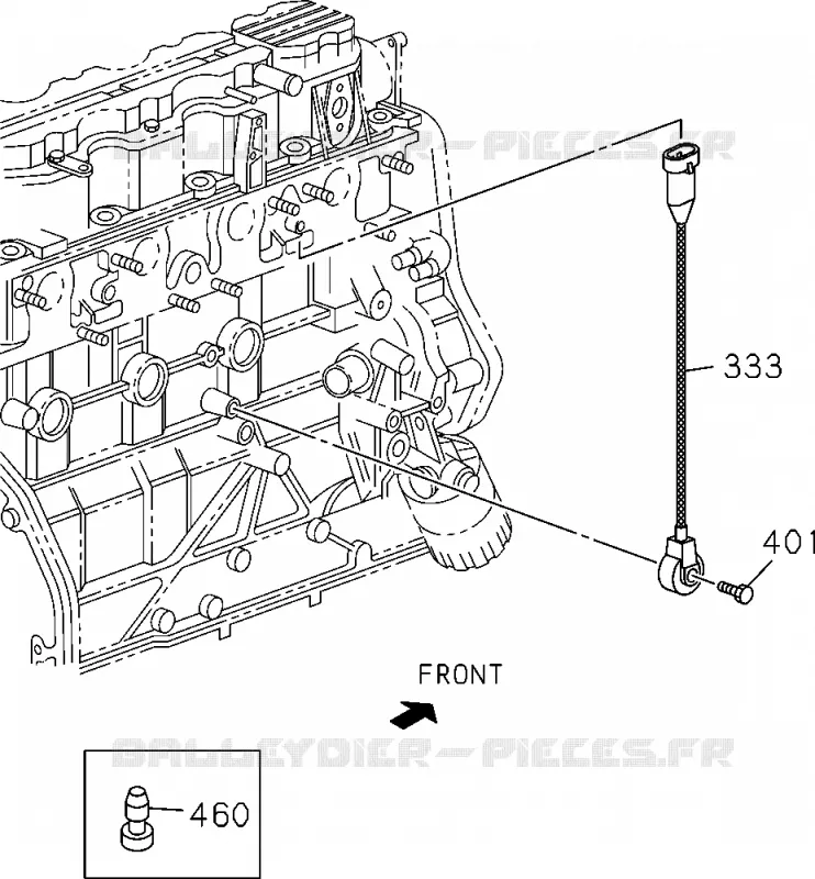 0-12 - Bloc moteur<br />[012A]C24SE(NO.2) Isuzu PICK UP 2004-2011 DMAX AUTOMATIQUE AISIN RMD 3.0L 4JH1-TC (RDM)