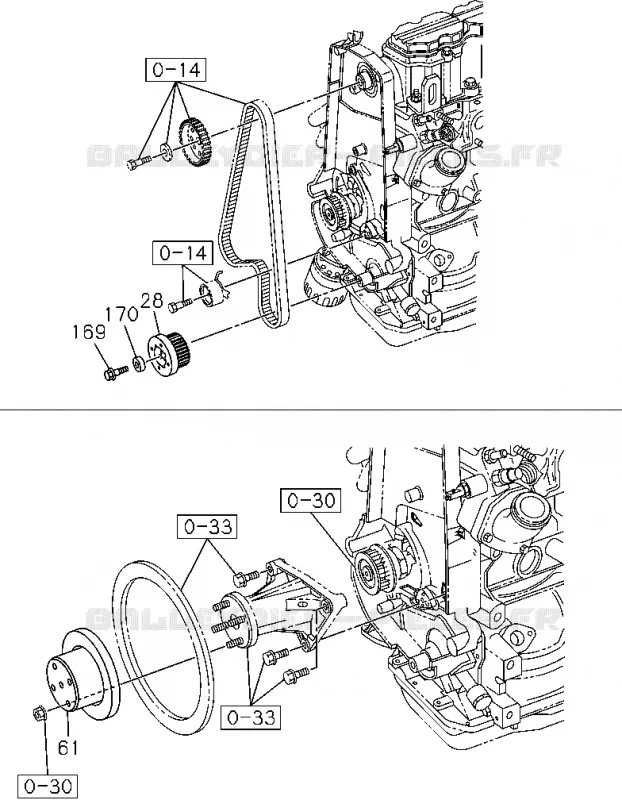 0-15 - Vilebrequin, piston et volant moteur<br />[015A]'10/10- C24SE(NO.2) Isuzu PICK UP 2004-2011 DMAX SPACE CAB 4X2 LONG 3.0L 4JJ1-TCX (LS0)
