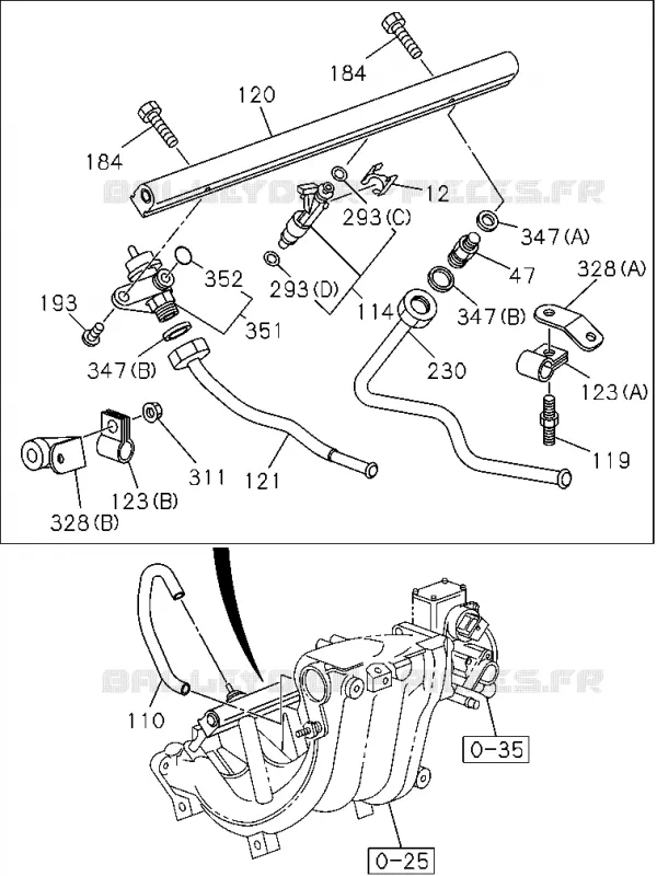 0-55 - Système ECGI ou rampe commune<br />[055A]-'10/9 C24SE Isuzu PICK UP 2004-2011 DMAX AUTOMATIQUE AISIN RMD 3.0L 4JH1-TC (RDM)