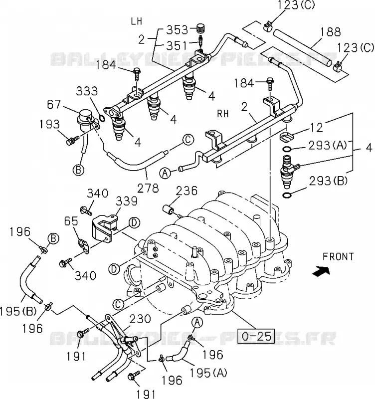 0-55 - Système ECGI ou rampe commune<br />[055A]6VE1 Isuzu PICK UP 2004-2011 DMAX AUTOMATIQUE AISIN RMD 3.0L 4JH1-TC (RDM)