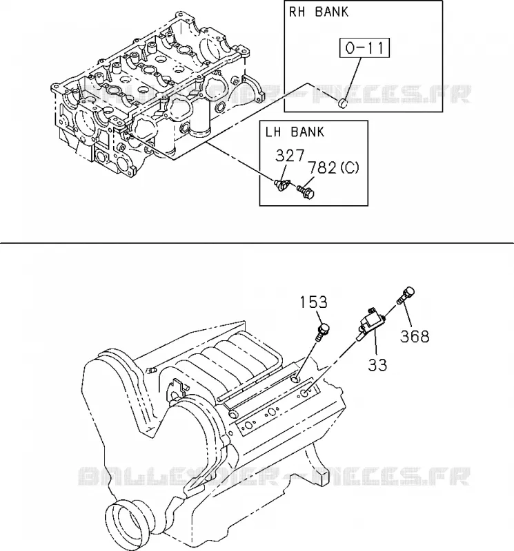 0-60 - Pièces de commande électrique moteur<br />[060A]6VE1(NO.2) Isuzu PICK UP 2004-2011 DMAX AUTOMATIQUE AISIN RMD 3.0L 4JH1-TC (RDM)