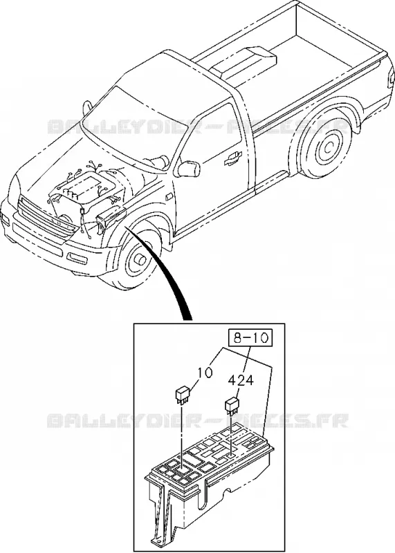 0-60 - Pièces de commande électrique moteur<br />[060A]6VE1(NO.4) Isuzu PICK UP 2004-2011 DMAX AUTOMATIQUE AISIN RMD 3.0L 4JH1-TC (RDM)