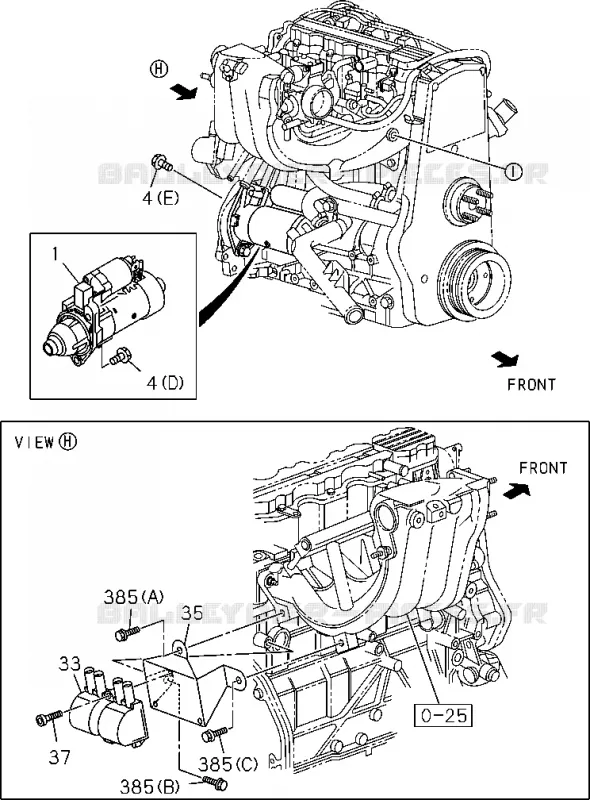 0-60 - Pièces de commande électrique moteur<br />[060A]C24SE(NO.2) Isuzu PICK UP 2004-2011 DMAX SPACE CAB 4X2 LONG 3.0L 4JJ1-TCX (LS0)