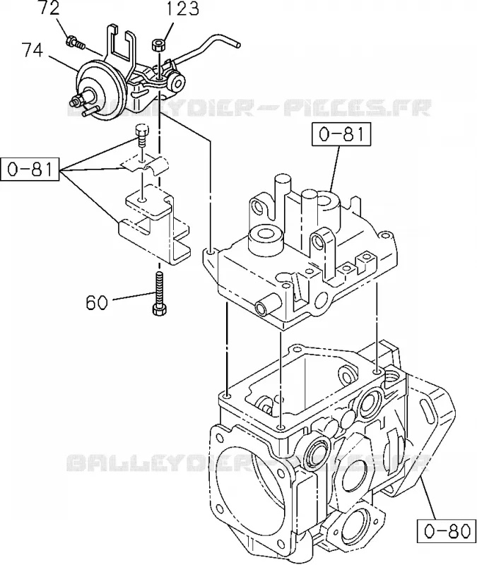 0-82 - Correcteur servo - Régulateur injection<br />[082A] Isuzu PICK UP 2004-2011 DMAX AUTOMATIQUE AISIN RMD 3.0L 4JH1-TC (RDM)
