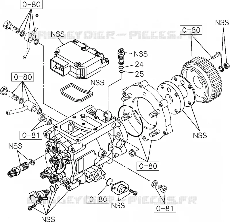 0-84 - Pompe amorçage - Pompe injection<br />[084A]4JA1-TC,4JH1-TC Isuzu PICK UP 2004-2011 DMAX SPACE CAB 4X2 LONG 3.0L 4JJ1-TCX (LS0)