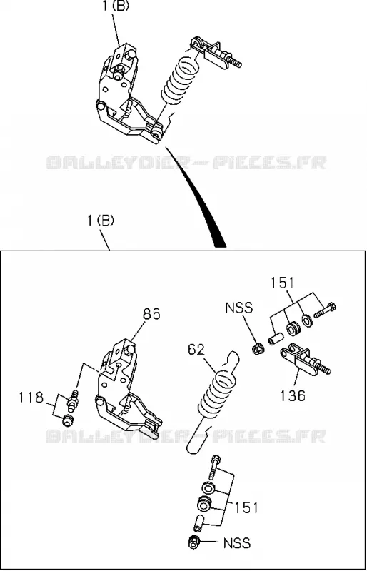 3-45 - Valve de répartition de charge proportionnel<br />[345A]'07/8- COMPONENT;LSPV Isuzu PICK UP 2004-2011 DMAX SPACE CAB 4X2 LONG 3.0L 4JJ1-TCX (LS0)