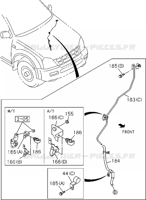 4-12 - Arbre de transmission AVANT<br />[412A]BREATHER;EXC.SHIFT ON THE FLY 4J,6VE1 Isuzu PICK UP 2004-2011 DMAX SPACE CAB 4X2 LONG 3.0L 4JJ1-TCX (LS0)