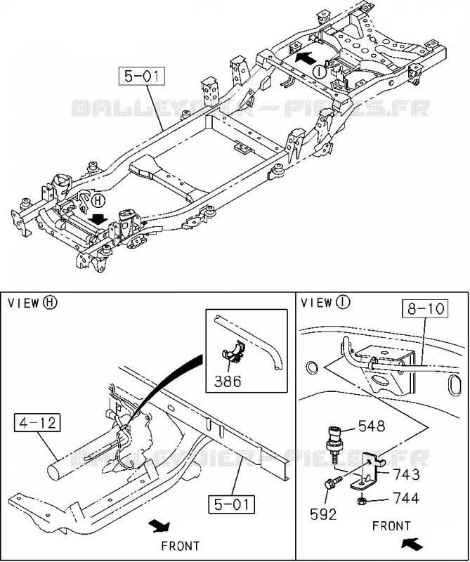 8-28 - Électricité châssis<br />[828A]NO.3 Isuzu PICK UP 2004-2011 DMAX AUTOMATIQUE AISIN RMD 3.0L 4JH1-TC (RDM)