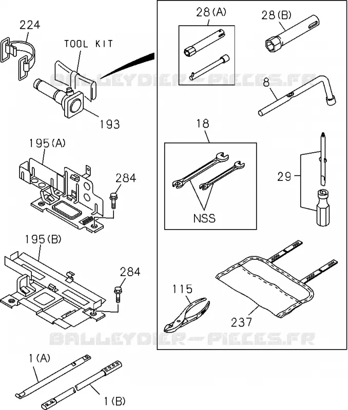 9-01 - Outils<br />[901A]REGULAR,CREW CAB Isuzu PICK UP 2004-2011 DMAX AUTOMATIQUE AISIN RMD 3.0L 4JH1-TC (RDM)