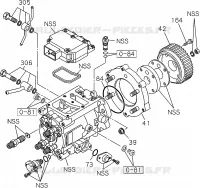 0-80 - Pompe d’injection#[080A] MOTEUR, ÉMISSIONS, ÉLECTRICITÉ MOTEUR 2004-2011 isuzu-voiture DMAX SPACE CAB 4X2 LONG 3.0L 4JJ1-TCX (LS0) 259