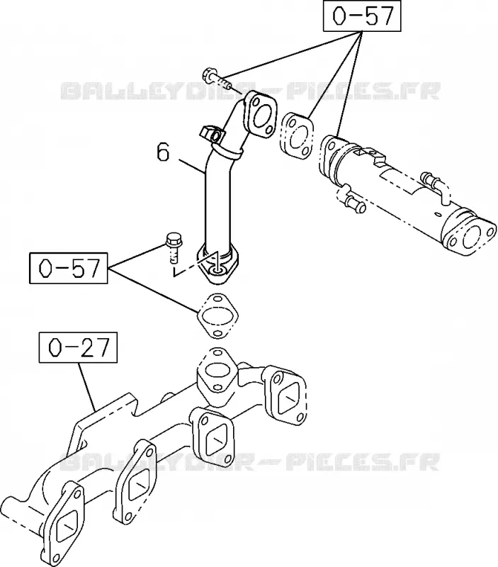 0-56 - Système émissions<br />[056A] Isuzu PICK UP 2004-2011 DMAX SPACE CAB 4X2 LONG 3.0L 4JJ1-TCX (LS0)