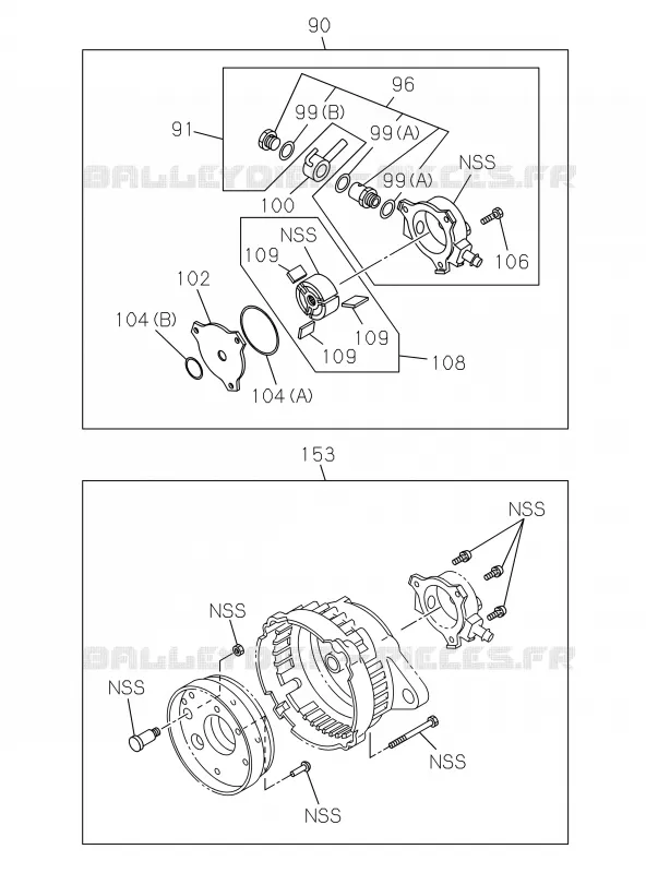 0-66 - Alternateur<br />[066A]4JA1-TC,4JH1-TC(NO.2) Isuzu PICK UP 2004-2011 DMAX SPACE CAB 4X2 LONG 3.0L 4JJ1-TCX (LS0)