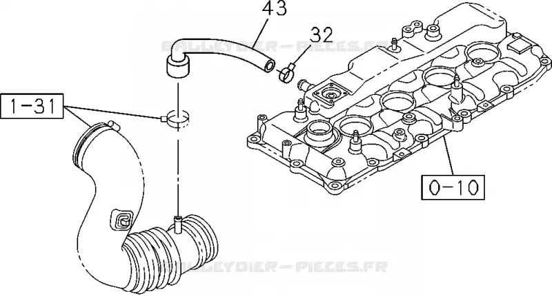 0-28 - Système de ventilation<br />[028A]4JK1-TCY Isuzu PICK UP 2012 DMAX CREW CAB 4X4 LONG 2.5L 4JA1-T (LP0)