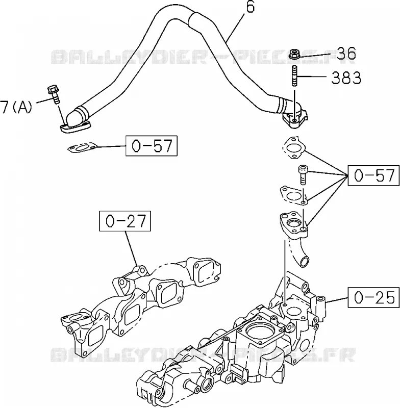 0-56 - Système émissions<br />[056A]4JJ1,4JK1-TCS Isuzu PICK UP 2012 DMAX CREW CAB 4X4 LONG 2.5L 4JA1-T (LP0)