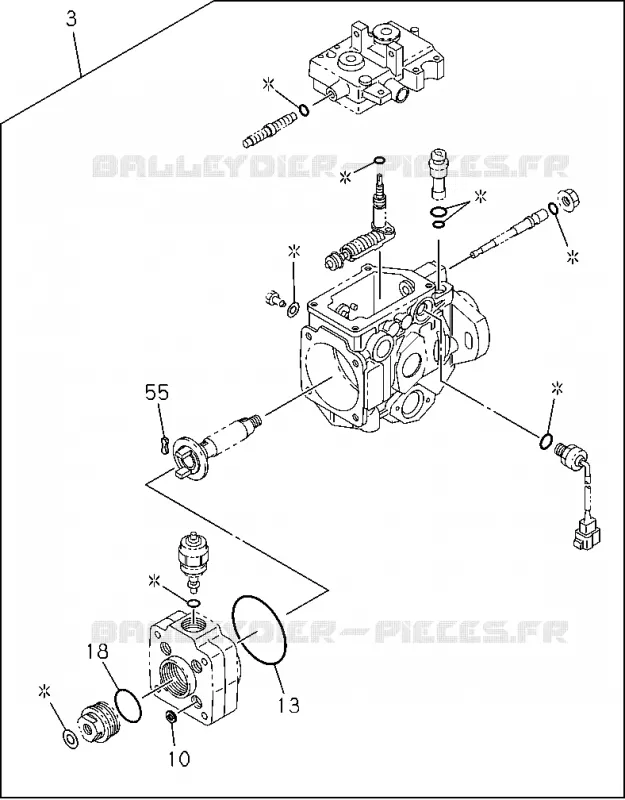 0-80 - Pompe d’injection<br />[080A]REPAIR KIT Isuzu PICK UP 2012 DMAX CREW CAB 4X4 LONG 2.5L 4JA1-T (LP0)
