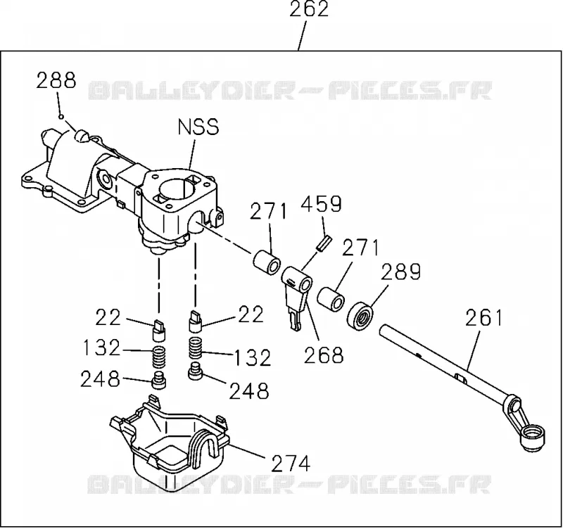 2-30 - Ensemble changement de vitesse et sélecteur<br />[230A]M/T MSG;SHIFT CONTROL BOX Isuzu PICK UP 2012 DMAX CREW CAB 4X4 LONG 2.5L 4JK1-TCY (RDX)