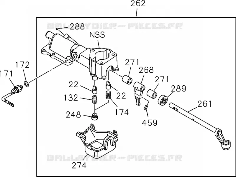 2-30 - Ensemble changement de vitesse et sélecteur<br />[230A]M/T MUA;SHIFT CONTROL BOX Isuzu PICK UP 2012 DMAX CREW CAB 4X4 LONG 2.5L 4JA1-T (LP0)
