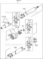 4-01 - Arbre de transmission#[401A]COMPONENT;REAR(NO.1) ARBRE DE TRANSMISSION, ESSIEU, DIRECTION, SUSPENSION 2014 isuzu-voiture DMAX SPACE CAB 4X4 LONG 2.5L 4JK1-TCY (RDX) 216
