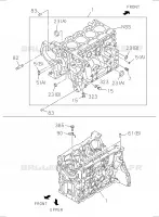 [012A]NO.2 pour Isuzu DMAX CREW CAB 4X4 LONG