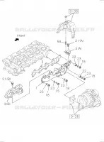[027A] pour Isuzu DMAX CREW CAB 4X4 LONG