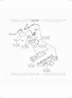 [052A]NO.2 pour Isuzu DMAX CREW CAB 4X4 LONG
