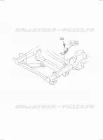 [352A]BOLT; BRAKE PIPING CONNECTOR pour Isuzu DMAX CREW CAB 4X4 LONG