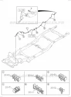 [358A]BRAKE PIPING; REAR pour Isuzu DMAX CREW CAB 4X4 LONG