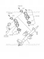 [431A]STEERING LOCK pour Isuzu DMAX CREW CAB 4X4 LONG