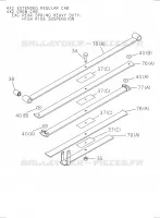 [465A]5 LEAF NO.1 pour Isuzu DMAX CREW CAB 4X4 LONG