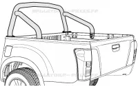 Barre de sport pour Isuzu DMAX CREW CAB 4X4 LONG