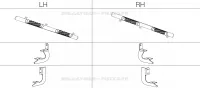 Barre latérale avec marchepied pour Isuzu DMAX CREW CAB 4X4 LONG