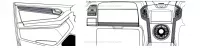 Ensemble de panneaux intérieurs pour Isuzu DMAX CREW CAB 4X4 LONG