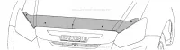 Protecteur de capot moteur pour Isuzu DMAX CREW CAB 4X4 LONG