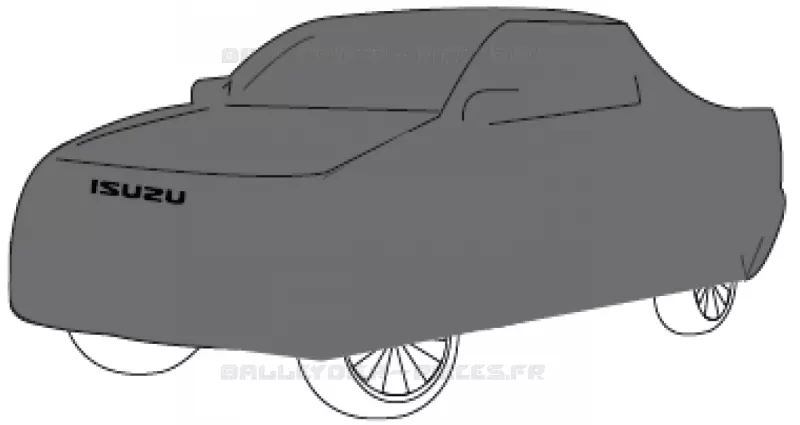 CAR cover<br />CAR cover Isuzu PICK UP 2017 DMAX CREW CAB 4X4 LONG 1.9L DDI 120kW (163cv) RZ4E-TCX HI-POWER (LNC)