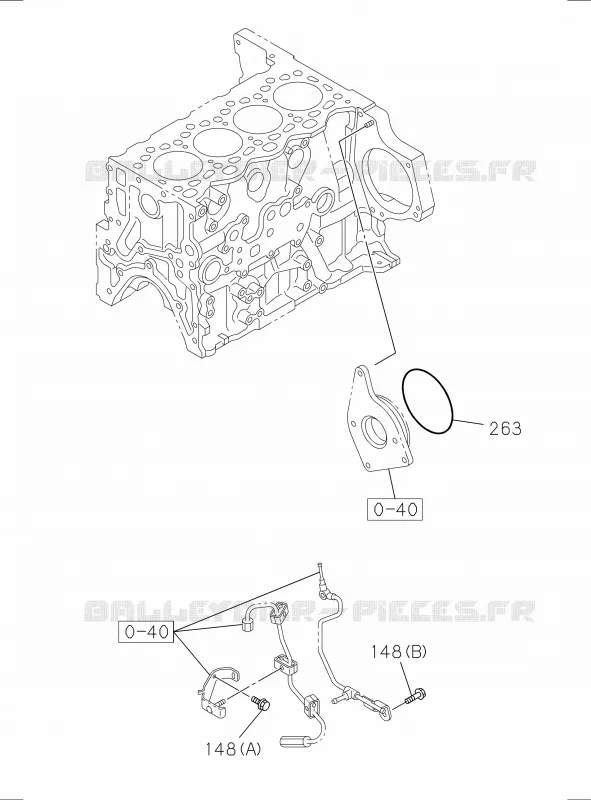 0-42 - Pompe à carburant et tuyau<br />[042A]NO.1 Isuzu PICK UP 2017 DMAX SPACE CAB 4X2 LONG 1.9L DDI 120kW (163cv) RZ4E-TCX HI-POWER (LNC)