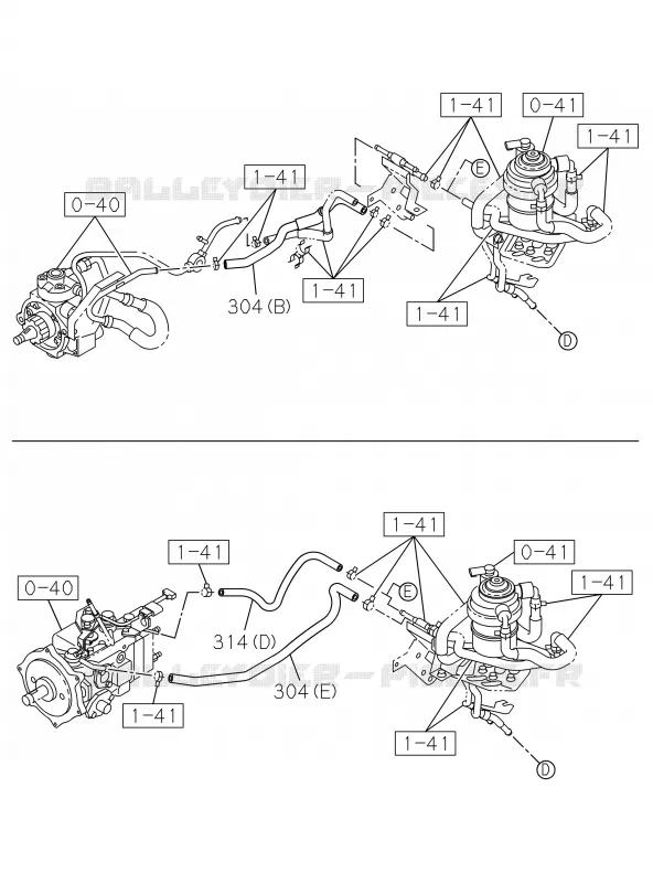 1-40 - Réservoir à carburant<br />[140A]SEDIMENTER HOSE NO.1 Isuzu PICK UP 2017 DMAX SPACE CAB 4X4 LONG 3.0L 4JJ1-TCX (LS0)