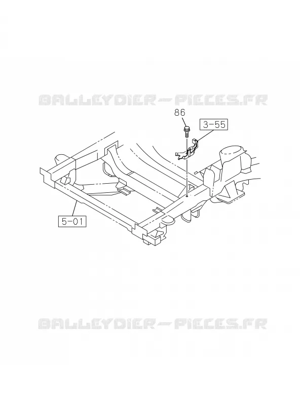 3-52 - Tuyau de frein - Huile, avant<br />[352A]BOLT; BRAKE PIPING CONNECTOR Isuzu PICK UP 2017 DMAX SPACE CAB 4X2 LONG 1.9L DDI 120kW (163cv) RZ4E-TCX HI-POWER (LNC)