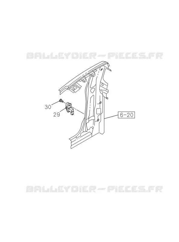 8-25 - Interrupteur et relais - Combiné de tableau de bord<br />[825A]REAR DOOR SWITCH; REGULAR,EXTENDED CAB Isuzu PICK UP 2017 DMAX SPACE CAB 4X2 LONG 1.9L DDI 120kW (163cv) RZ4E-TCX HI-POWER (LNC)