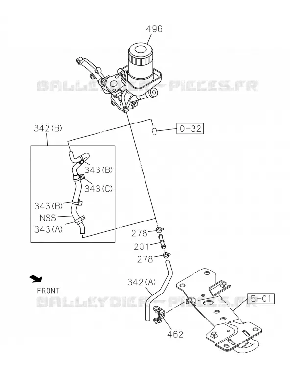 0-50 - Refroidisseur d’huile et filtre à huile<br />[050A]OIL DRAIN HOSE Isuzu PICK UP 2019 DMAX CREW CAB 4X4 LONG 3.0L 4JJ1-TCX (LS0)