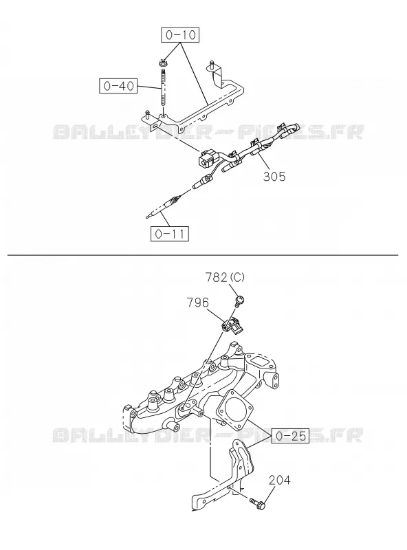 0-60 - Pièces de commande électrique moteur<br />[060A]GLOW HARNESS AND MAP SENSOR; RZ4E-TCX Isuzu PICK UP 2019 DMAX CREW CAB 4X4 LONG 3.0L 4JJ1-TCX (LS0)