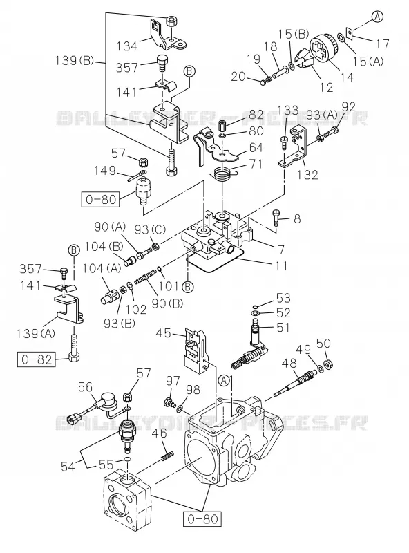 0-81 - Régulateur - Pompe injection<br />[081A] Isuzu PICK UP 2019 DMAX CREW CAB 4X4 LONG 3.0L 4JJ1-TCX (LS0)