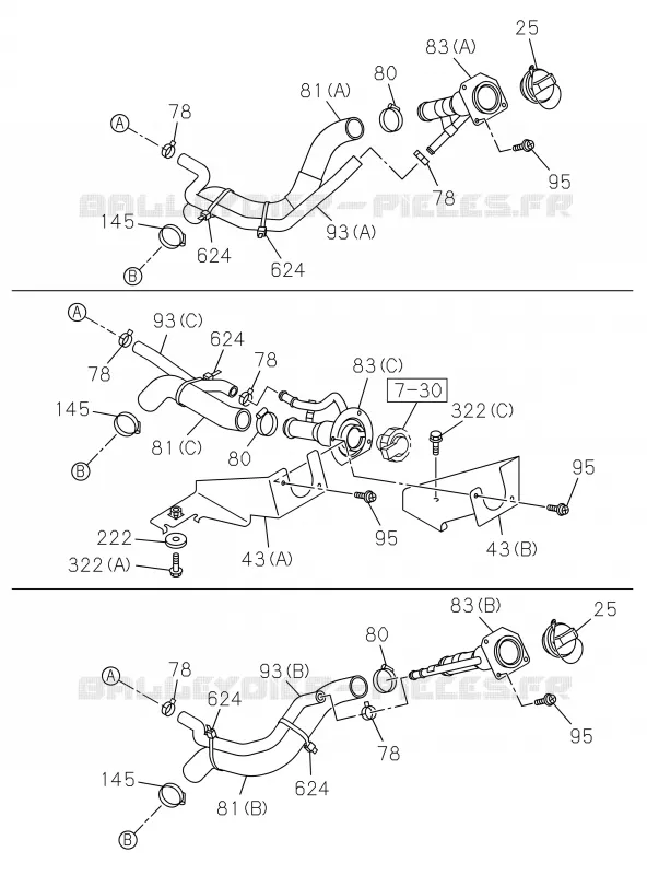 1-40 - Réservoir à carburant<br />[140A]FUEL FILLER NECK Isuzu PICK UP 2019 DMAX CREW CAB 4X4 LONG 2.5L 4JK1-TCS (LKZ)
