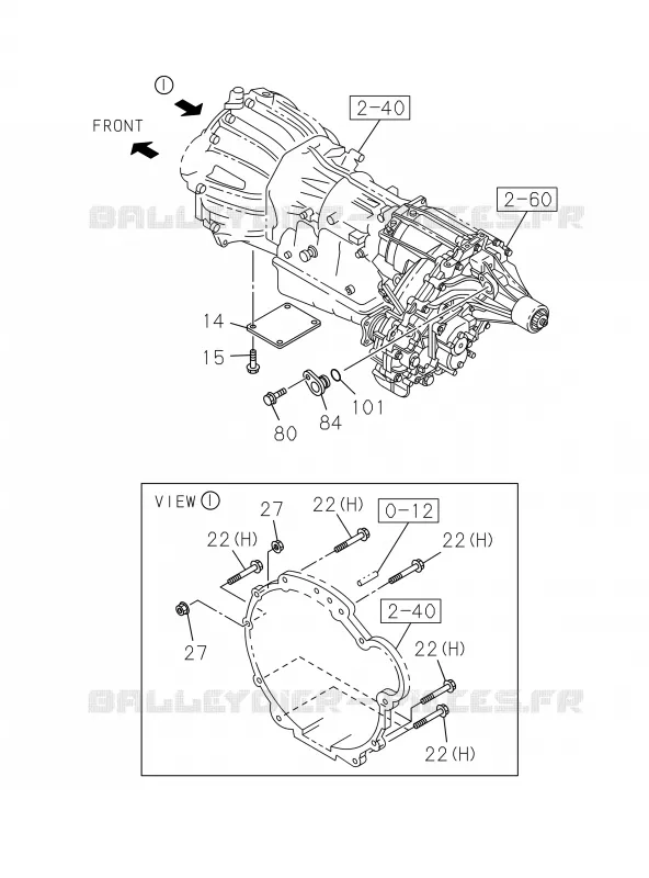 2-25 - PPignon menant compteur de vitesse<br />[225A]A/T 5 SPEED Isuzu PICK UP 2019 DMAX CREW CAB 4X4 LONG 3.0L 4JJ1-TCX (LS0)