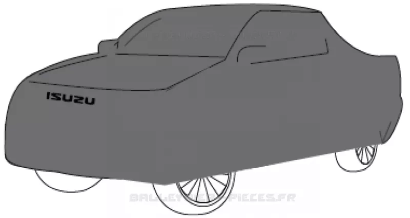 CAR cover<br />CAR cover Isuzu PICK UP 2019 DMAX CREW CAB 4X4 LONG 3.0L 4JJ1-TCX (LS0)